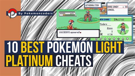 cheats for pokemon light platinum